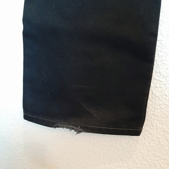 Levi's 505 Black Straight Fit Jeans Size 36 X 30 - Picture 10 of 14